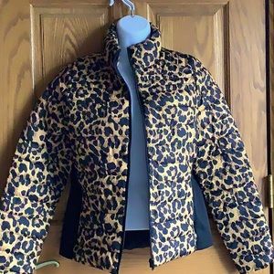 CISONO Los Angeles Outerwear  leopard jacket.  Sz S
